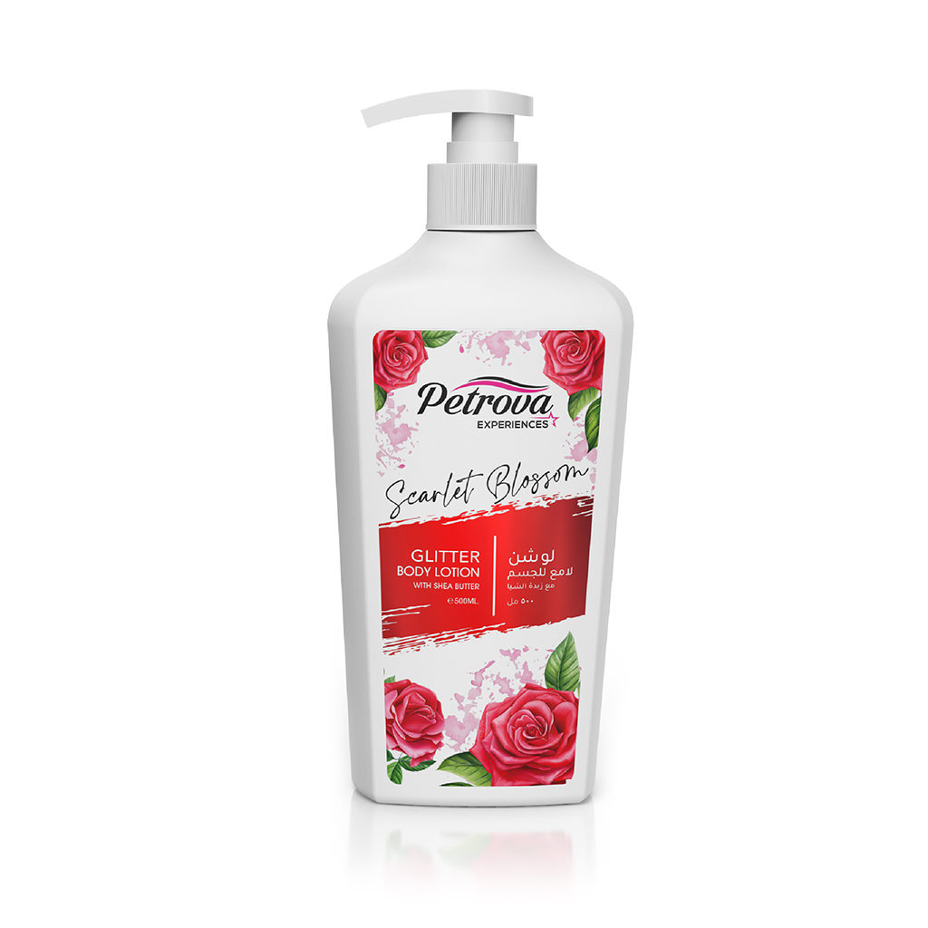 aflevering Verbazing Hassy 500 ML Scarlet Blossom Glitter Body Lotion - Petrova Products
